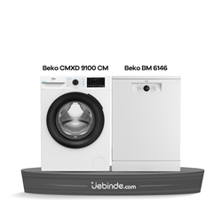 Beko 2 li Çamaşır ve Bulaşık Paketi-34 (CMXD 9100 CM + BM 6146)